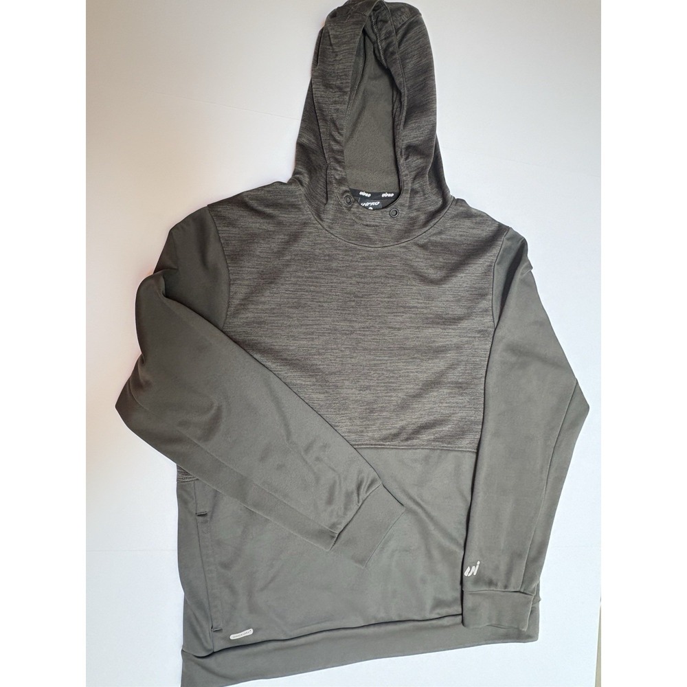 Unipro  Dark Green Hoodie Sweatshirt 100 % Polyester Quick Dry Large